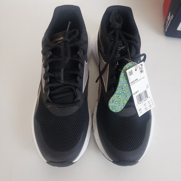 Reebok‎ Womens Ztaur Running Shoe Size 11 GY3877 Black / Rose Gold. Brand New - Picture 5 of 7
